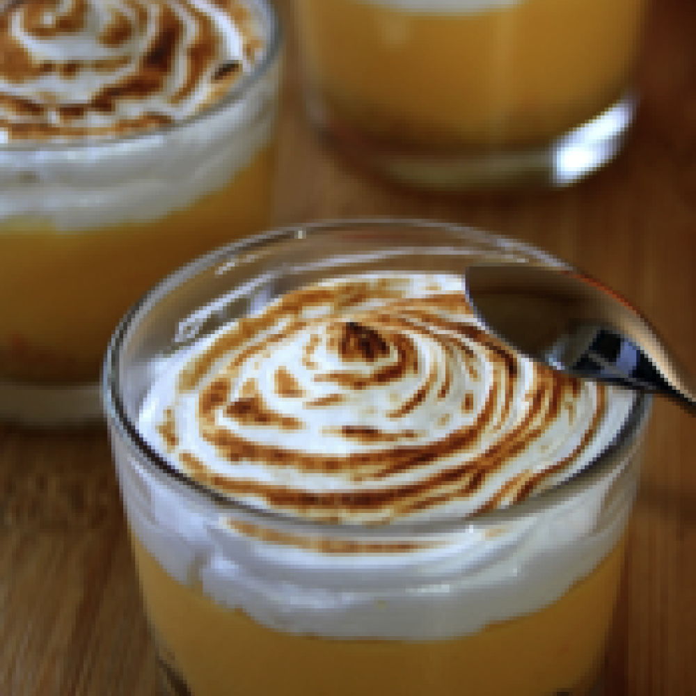 LA MANDARINE : Crème de mandarine meringuée !  